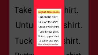 English Sentences for daily usage#vocabs #speakenglish #sentences #englishspeaking  #english