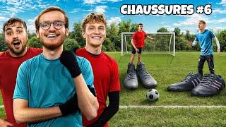 On joue au foot avec les plus grandes CHAUSSURES du monde !