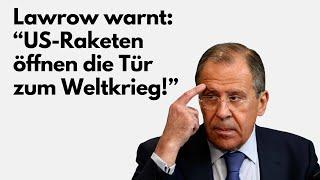 Interview Lawrow warnt: “US Raketen öffnen die Tür zum Weltkrieg!” Deutsche Übersetzung