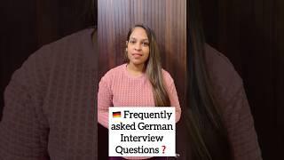 German Interview FAQs: Nail Your Job Interview! #germanforbeginners #learngerman #shorts