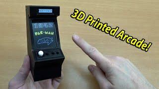 The Perfect - 3D Printed - Mini Arcade For 100% Pure Fun !