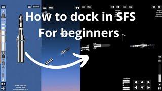 How to dock in SFS no DLC(make your rocket) | #sfs #spaceflightsimulator #gaming #tutorial #docking