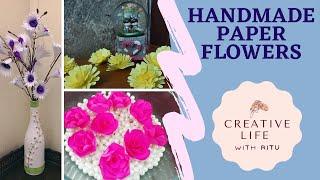 HANDMADE PAPER FLOWERS | CREATIVE LIFE WITH RITU