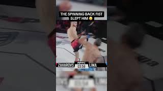 Watch out for the spinning back fist  (via APFMMA/IG)