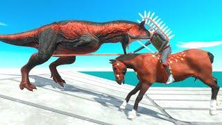 Dinosaur Team Or Infernals Team Will Destroy All The Hussar First - Animal Revolt Battle Simulator