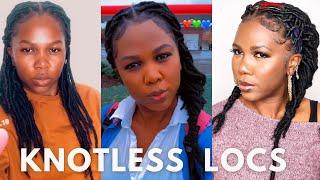 Knotless Soft Locs| First Try on Myself// Nataya Rhall