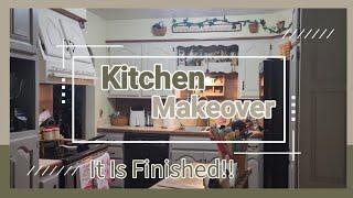 A Little Paint Can Make an Outdated Kitchen Look New! Part 2 of My Budget Kitchen Makeover