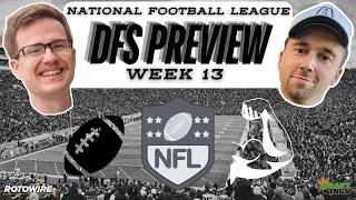 NFL Week 13 DFS Preview: Picks, Stacks & Strategy