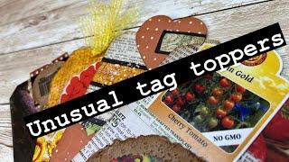 Here are 16 NEW WAYS to TOP YOUR TAGS - #junkjournalideas