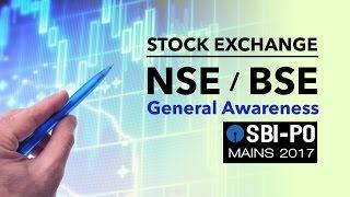 General Awareness | Stock Exchange BSE & NSE | SBI PO MAINS | Online Coaching for SBI IBPS Bank PO