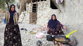 Traditional Fishing & Cooking by Nomadic Woman | Ancient Persian Skills