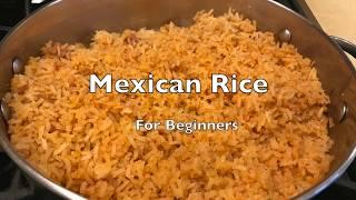 How to make Mexican Rice Recipe ⎮Spanish Rice⎮Step By Step For Beginners