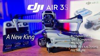 DJI Air 3S - RC2 Fly More Combo Review, First Flight & First Thoughts