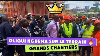 Oligui Nguema l'homme fort du Gabon  en visite à la Baie des Rois et la Tour H