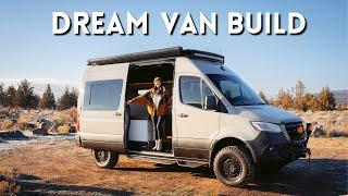 PICKING UP OUR CUSTOM CAMPER VAN! | Returning to van life