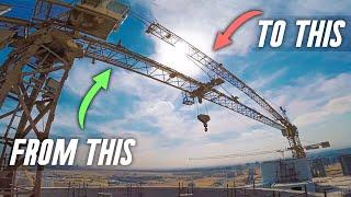 The CRAZIEST Crane Climb I've Ever Done 