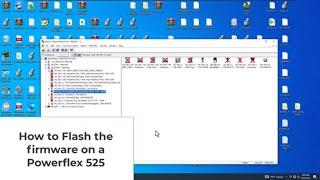 How to Flash the firmware on an Allen-Bradley PowerFlex 525