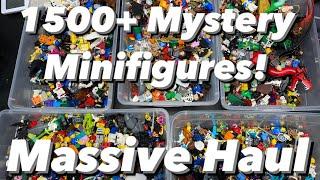 Gigantic 1500+ LEGO Minifigures Haul Part 1