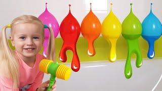 Colors Adventure with Balloons by Katya and Dima