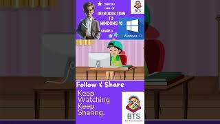 BTS - INTRODUCTION TO WINDOWS 10 | Grade 3 | 1 #educationalvideos #windows #kidsgrade #computer