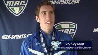 Mid-American Conference Men's Individual Champion: Buffalo's Zachary Ahart