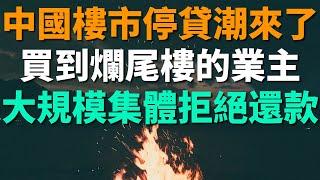 中國樓市停貸潮暴發：那些買到爛尾樓的業主，大規模集體「停貸」，拒絕向銀行還款。為什麼受傷的總是老百姓？買到期房的韭菜們覺醒了嗎？