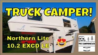 Truck Camper Tour - The Northern Lite 10.2 EXCD LE - Its Amazing!  