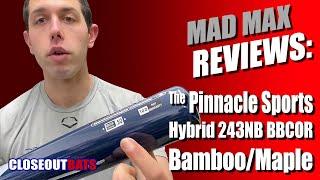 Closeoutbats.com Pinnacle Sports Hybrid 243 Bamboo:Maple Composite BBCOR Bat 243NB