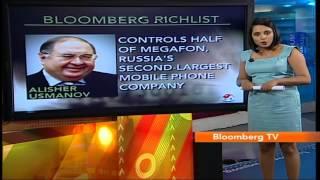 In Business: Bloomberg Richlist: Alisher Usmanov