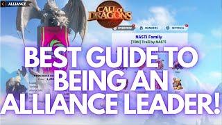 The Best Guide to Being a Great Alliance Leader! Everything You Need To Know! | Call of Dragons