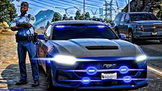 GTA 5 MODS Highway Patrol|| GSP MUSTANG|| GTA 5 Lspdfr Mod| 4K