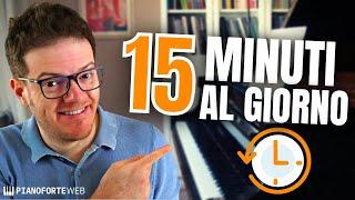 Routine di 15 Minuti al Pianoforte