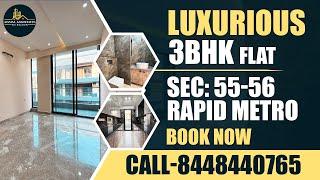 Luxury 3BHK (186 Gaj) builder floor in Gurgaon | 3BHK flat near Hong Kong Market & Golf Course Road