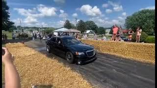 2012 Procharged 300 SRT8 Burnout at Burgers and Burnouts