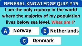 How Good Is Your General Knowledge? Take This 30-question Quiz To Find Out! General Knowledge 75