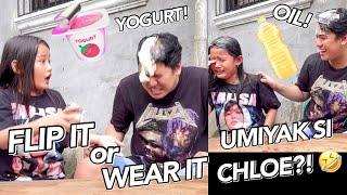 FLIP IT or WEAR IT CHALLENGE!! (UMIYAK SI CHLOE!!) | Grae and Chloe