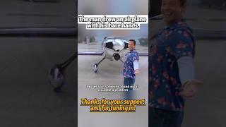 #shorts  The man can move the viaduct away just by raising his hand.