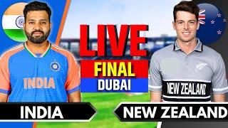 India vs New Zealand, Final | Live Cricket Match Today | IND vs NZ | Champions Trophy Final | NZ BAT