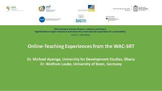 Online-Teaching Experiences from the WAC-SRT