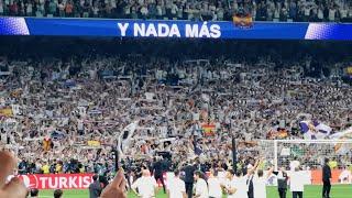 70,000 Real fans singing HALA MADRID y nada mas | Champions League semi-final vs. Bayern | May 2024