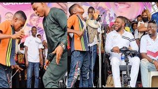 See How Small Boy Won Woli Agba In LegWork, Show His Talking Drum Skill To Yinka Ayefele &Authentic