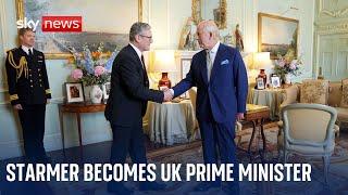 Sir Keir Starmer officially becomes UK's prime minister