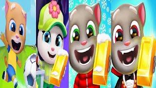 Talking Tom Gold Run New Update Christmas VS Halloween VS Restore The Planet SOCCER WORLD EVENT 2024