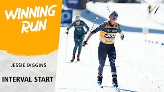 Diggins powers to 10k triumph | FIS Cross Country World Cup 24-25