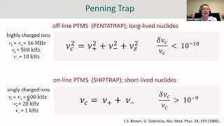 2021_05_06 Sergey Eliseev: "High-Precision Penning-Trap Mass Spectrometry with PENTATRAP"