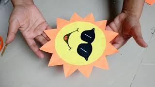 Teacher's day gift idea | How to make Paper Sun/ Paper Craft