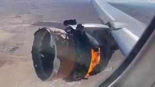 Boeing 777 Engine Fire in flight 