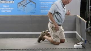 How To Install Crawlspace Wall Attachment Tape