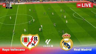 LIVE : Rayo Vallecano vs Real Madrid | Spain - La Liga 24/25 | Match En Vivo | PES Game Simulation