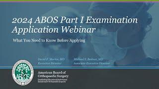 ABOS Part I Examination Webinar